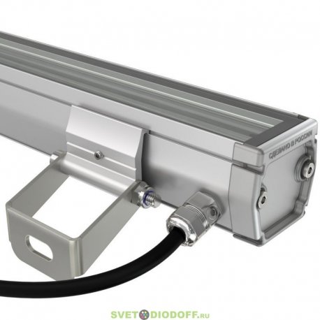 Архитектурно-фасадная подсветка, светильник БАРОККО S 10Вт, 1470Лм, CRI80, 5000К Яркий дневной, оптика 40х100°, 1000мм