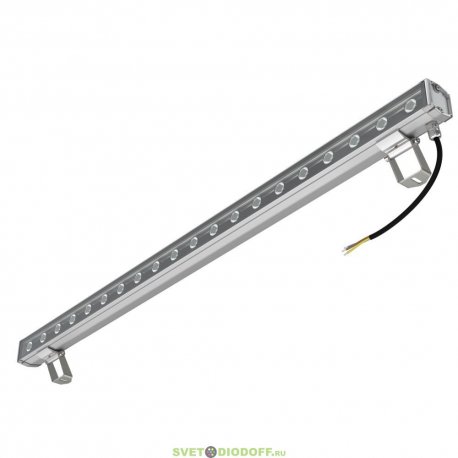 Архитектурно-фасадная подсветка, светильник БАРОККО S 10Вт, 1130Лм, CRI80, 5000К Яркий дневной, оптика 15°, 1000мм