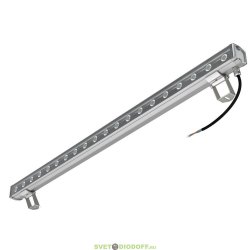 Архитектурно-фасадная линейная подсветка БАРОККО S 20Вт, 1650Лм, CRI80, 48В DC, 5000К Яркий дневной, оптика 50°, 1000мм