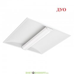 Встраиваемый офисный светильник отраженного света Офис Рефлект ДУО 40 CRI80, 38Вт, 5100Лм, 5000К Яркий дневной, 595×595×57