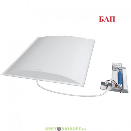 Встраиваемый офисный светильник отраженного света Офис Рефлект ДУО 40 CRI90, 38Вт, 4440Лм, 4000К дневной, БАП 5Вт 1,5час.