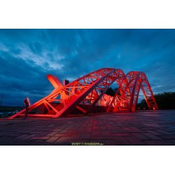 Прожектор светодиодный, мощный серия S 150Вт, ЗЕЛЕНЫЙ, оптика 120°, IP67