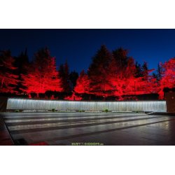 Прожектор светодиодный, мощный серия S 150Вт, КРАСНЫЙ, оптика 25°, IP67