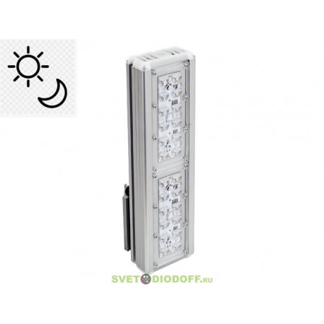 Консольный светодиодный светильник датчик день-ночь "Магистраль" 53Вт, 8745Лм, 5000К, IP67, линза 45х140° SENSOR