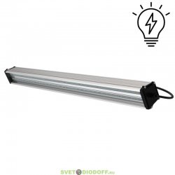 Светодиодный промышленный линейный светильник Т-ЛИНИЯ v2.0 60Вт, IP67, 5000К, 9760Лм, Прозрачный, 1000мм
