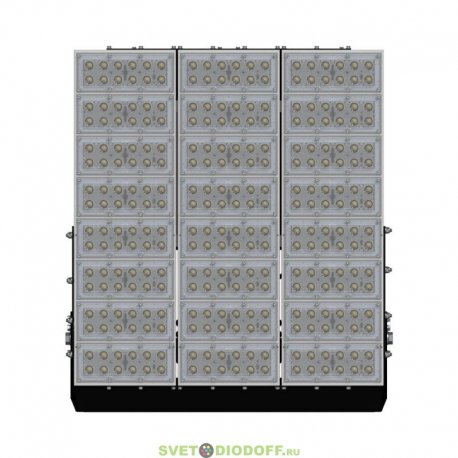 Мощный светодиодный прожектор Плазма S BOX 1000Вт, 150000Лм, 5000К Яркий дневной, оптика 55°, IP67