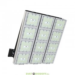 Мощный светодиодный прожектор Плазма S BOX 1000Вт, 1506600Лм, 3000К Теплый, оптика 155х70°, IP67