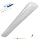 Аварийный линейный светильник «Айсберг Нео» ЭКО CRI80 75Вт, 10850Лм, 5000К Яркий дневной, IP65, Опал, 1500мм, БАП (5Вт 1,5час.)