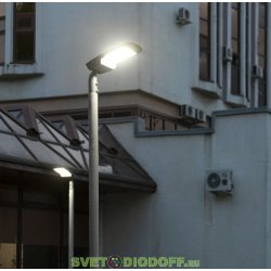 Парковый светодиодный светильник Гроза М ЭКО 40Вт 5000К Яркий дневной, оптика 155×70 градусов, 6000Лм и Столб 3м.п.