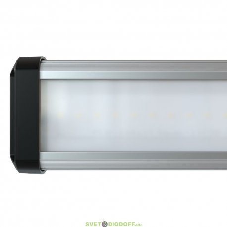 Линейный промышленный светодиодный светильник Т-Линия Компакт 150, 150Вт, 22040Лм, 3000К Теплый, IP67, Опал, 2000мм