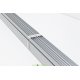 Линейный подвесной светодиодный светильник Линия 44Вт, 6160Лм, 5000К Яркий дневной, IP65, Прозрачный, 1235x60x60