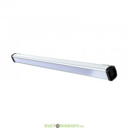 Светодиодный линейный светильник низковольтный Т-Линия Компакт 40Вт 1000мм Эко 36-48V DC 3000К Микропризма, 4560Лм