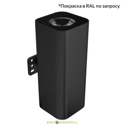 Фасадный двухсторонний светильник Акцент Куб 5&nbsp;XS Дуо 4,8Вт, 490Лм, 5000К Яркий&nbsp;дневной, оптика 30°, IP67, 140×58×104