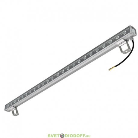 Архитектурно-фасадная линейная подсветка БАРОККО S 24Вт, 2220Лм, CRI80, 48В DC, 5000К Яркий дневной, оптика 90°, 1200мм