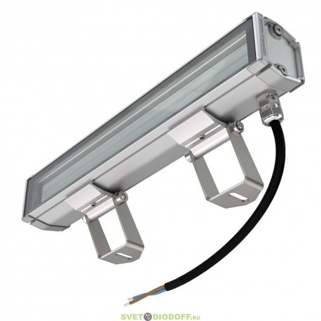 Архитектурно-фасадная подсветка, светильник БАРОККО S 12Вт, 1560Лм, 48В DC, CRI80, 5000К Яркий дневной, оптика 90х100°, 300мм