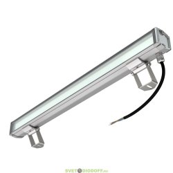 Архитектурно-фасадная линейная подсветка БАРОККО S 12Вт, 1380Лм, CRI80, 48В DC, 5000К Яркий дневной, оптика 100°, Опал 600мм