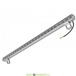 Архитектурно-фасадная линейная подсветка БАРОККО S 10Вт, 950Лм, CRI80, 48В DC, 5000К Яркий дневной, оптика 90°, 1000мм