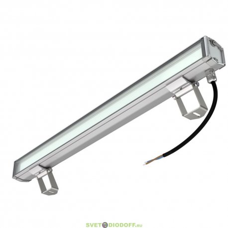 Архитектурно-фасадная линейная подсветка БАРОККО S 10Вт, 1150Лм, CRI80, 48В DC, 5000К Яркий дневной, оптика 100°, Опал 500мм