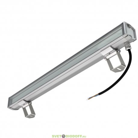 Архитектурно-фасадная линейная подсветка БАРОККО S 10Вт, 1430Лм, CRI80, 48В DC, 5000К Яркий дневной, оптика 60х100°, 500мм