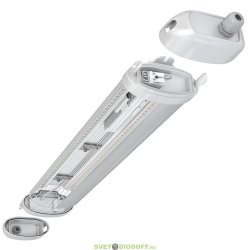 Промышленный линейный светильник «Айсберг Нео» CRI80 29Вт, 4170Лм, 3000К Теплый, IP65, Опал, 1200мм