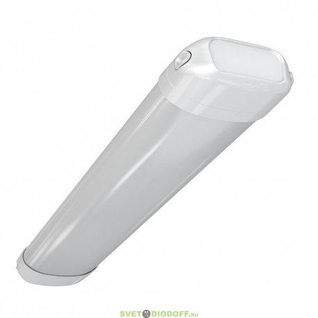 Промышленный линейный светильник «Айсберг Нео» CRI70 15Вт, 2430Лм, 5000К Яркий дневной, IP65, Опал, 600мм