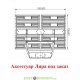 Промышленный светодиодный светильник Пром-5 1500Вт, 255000Лм, 5000К Яркий дневной, IP67. КСС Г (глубокая), оптика 90°
