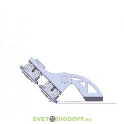 Промышленный светодиодный светильник Пром 300Вт, 51000Лм, 5000К Яркий дневной, IP67. КСС Г (глубокая), 20°
