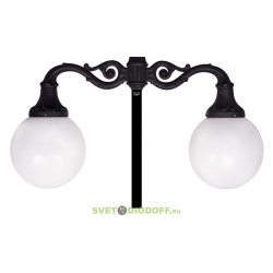 Консоль для паркового фонаря на столб FUMAGALLI ADAM SYS 2L черный