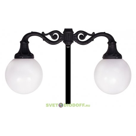 Консоль для паркового фонаря на столб FUMAGALLI ADAM SYS 2L черный