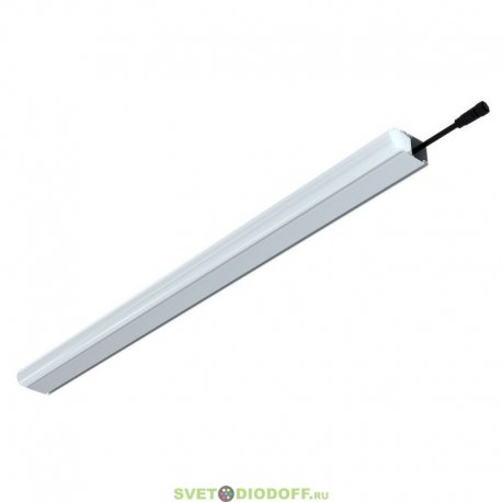 Архитектурный светодиодный светильник ЛИНИЯ Модерн v2.0 Профиль Транзитное Подкл., 7,5Вт 950Лм (9Вт/м) 24VDC 3000К Опал 840мм