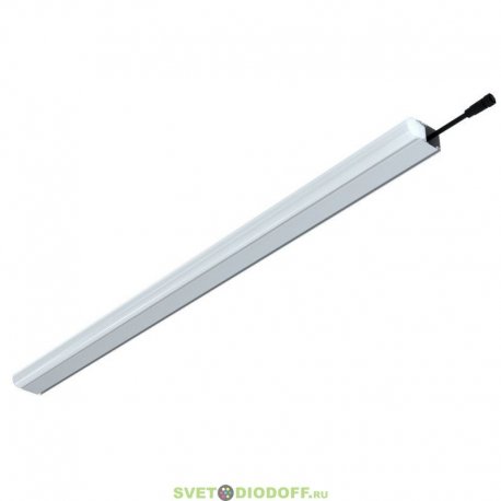 Архитектурный светодиодный светильник ЛИНИЯ Модерн v2.0 Профиль Транзитное Подкл., 6Вт, 790Лм (6Вт/м) 24VDC, 5000К, Опал, 1000мм