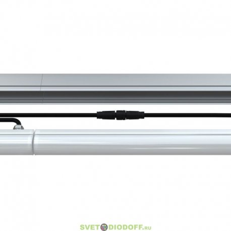 Архитектурный светодиодный светильник ЛИНИЯ Модерн v2.0 Профиль Транзитное Подкл., 2,5Вт, 343Лм (3Вт/м) 48VDC, 5000К, Опал, 840м