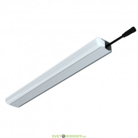 Архитектурный светодиодный светильник ЛИНИЯ Модерн v2.0 Профиль Транзитное Подкл., 1,5Вт, 205Лм (3Вт/м) 24VDC, 5000К Опал 510мм