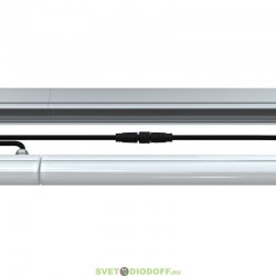 Архитектурный светодиодный светильник ЛИНИЯ Модерн v2.0 Профиль Транзитное Подкл., 1,0Вт, 137Лм (3Вт/м) 24VDC, 5000К Опал 345мм