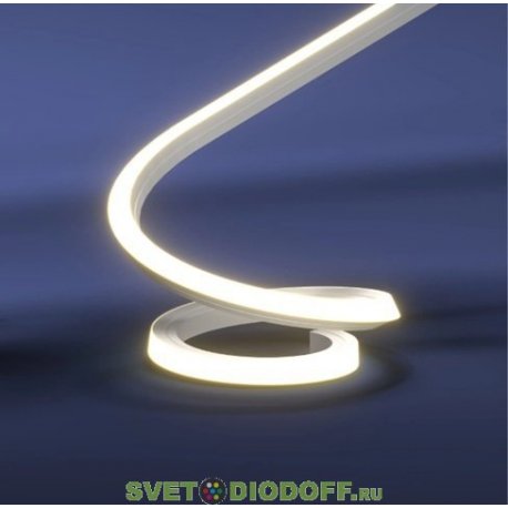 Гибкий неон SMD2835, 120led/m, 220V, 12х12мм, Day/Дневной 4000K, резка 10см.