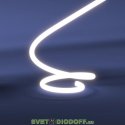Гибкий неон круглый LP 2835, 120 Led, IP65, 220V, 14мм ХОЛОДНЫЙ БЕЛЫЙ