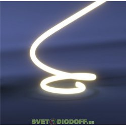 Гибкий неон круглый LP 2835, 120 Led, IP65, 220V, 14мм ДНЕВНОЙ