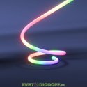 Гибкий неон круглый LP 2835, 120 Led, IP65, 220V, 14мм МУЛЬТИЦВЕТ RGB