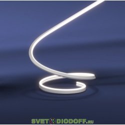 Гибкий неон LP 2835, 120 Led, IP65, 12V, кратность реза1см, 6х12мм ХОЛОДНЫЙ БЕЛЫЙ