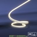 Гибкий неон LUX&nbsp;LP 2835, 120 Led, IP65, 24V, 8х16 мм,&nbsp;Теплый 3000K, рез 1см