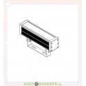 Линейный светодиодный светильник Ритейл-Линия 10Вт, 1250Лм, IP65, 5000К Яркий дневной, 335мм
