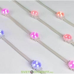 Модуль управляемый DMX-F3-D30 12V RGB (0.75W, IP68, 120 deg) (Arlight, Пластик, 3 года)