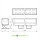 Светодиодный прожектор AR-LINE-1000XL-54W-24V RGB (Grey, 30 deg, DMX512) (Arlight, Закрытый)