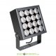Зенитный узколучевой прожектор ALT-BLOCK-S220x220-50W Day4000 (GR, 3 deg, 230V) (Arlight, IP66 Металл, 3 года) оптика 3 градуса