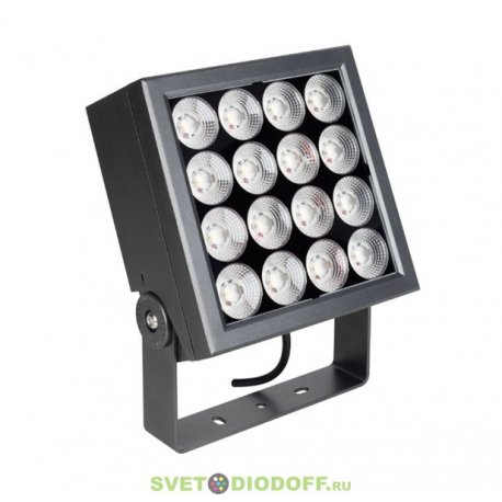 Зенитный узколучевой прожектор ALT-BLOCK-S220x220-50W Day4000 (GR, 3 deg, 230V) (Arlight, IP66 Металл, 3 года) оптика 3 градуса