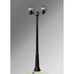 Столб фонарный уличный Fumagalli Ricu Bisso/G250 шар дымчатый 2,35м