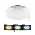Светодиодный управляемый светильник накладной (тип Stone) AL5200 тарелка 60W 3000К-6500K белый