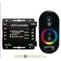 Контроллер для RGB светодиодной ленты 12 V/24 V, 24 A (288-576Вт) черный