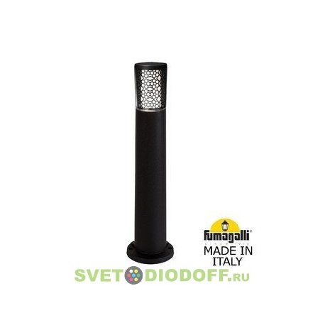 Садовый светильник-столбик Fumagalli Carlo Deco 800 черный, прозр., 1xGU10 LED с лампой 400Lm, 4000К