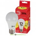 Лампа светодиодная ECO LED A60-12W-827-E27 ЭРА (диод, груша, 12Вт, тепл, E27)